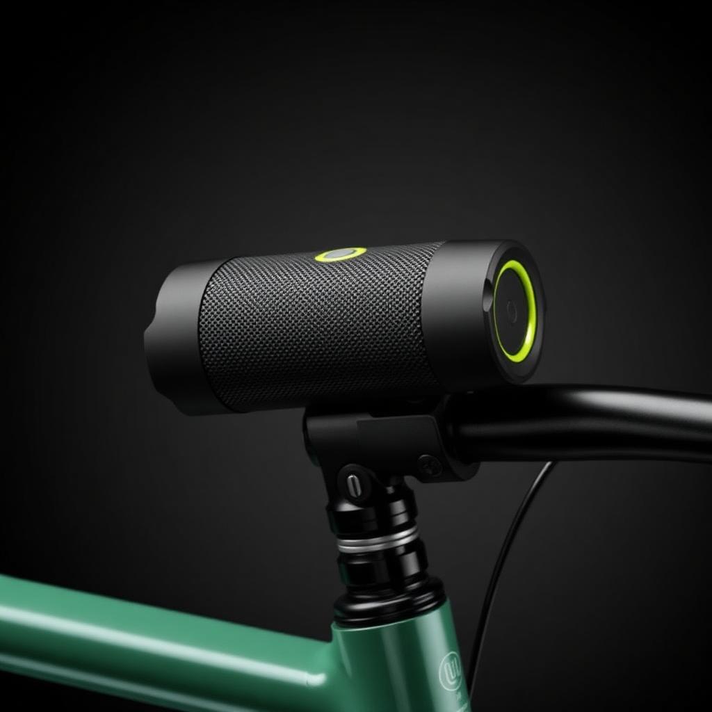 Cruiser Bike — Handlebar speaker with power bank